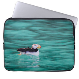 Puffin in Resurrection Bay, Alaska Laptop Fodral