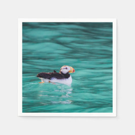 Puffin in Resurrection Bay, Alaska Pappersservett