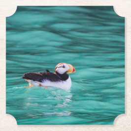 Puffin in Resurrection Bay, Alaska Underlägg Papper