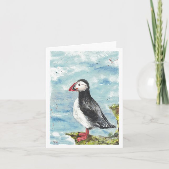 Puffin-kort Kort (Framsida)