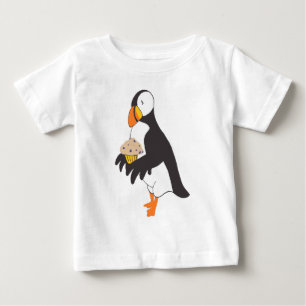 Puffin med muffin t shirt