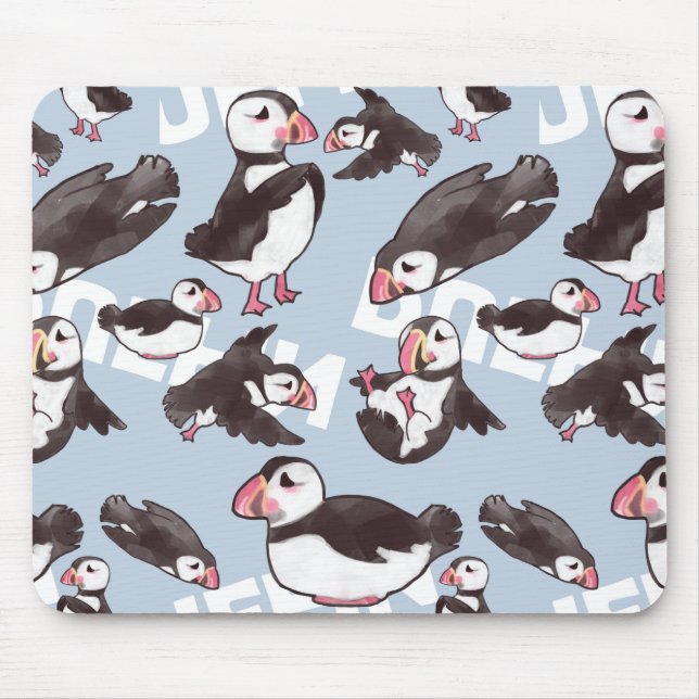 Puffin Mousepad Musmatta (Framsidan)