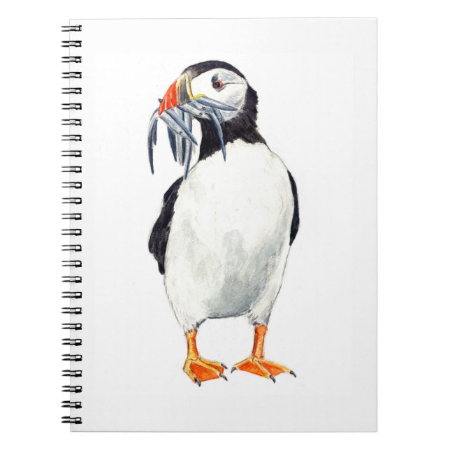Puffin Notebook Anteckningsbok (Framsidan)