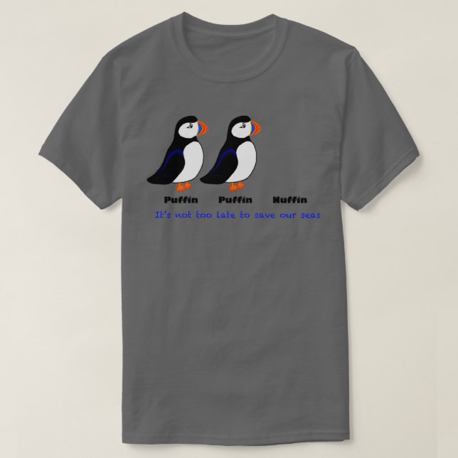 Puffin Nuffin T Shirt (Design framsida)