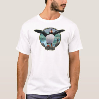 puffin på sten tee shirt