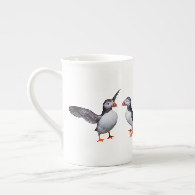 Puffin Pals Mugg Benporslin Mugg (Vänster)