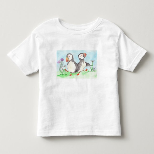 Puffin Polka T Shirt (Framsida)