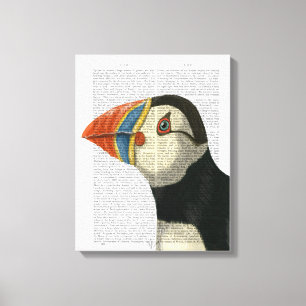 Puffin Porträtt Canvastryck