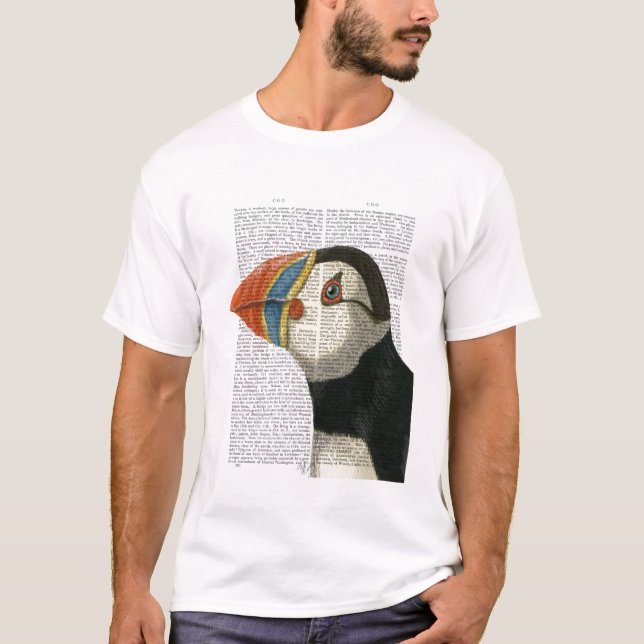 Puffin Porträtt T Shirt (Framsida)