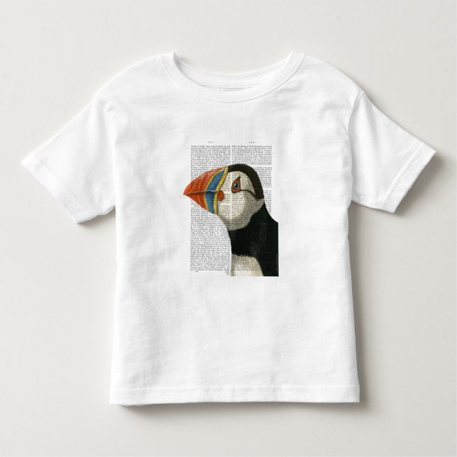 Puffin Porträtt T Shirt (Framsida)
