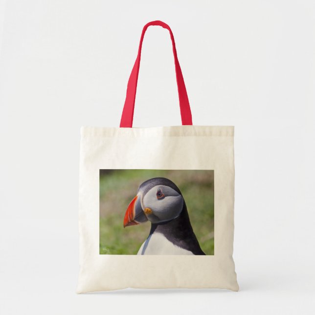Puffin Porträttväska Tygkasse (Framsidan)