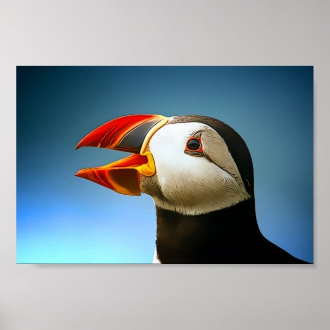 Puffin Poster (Framsidan)