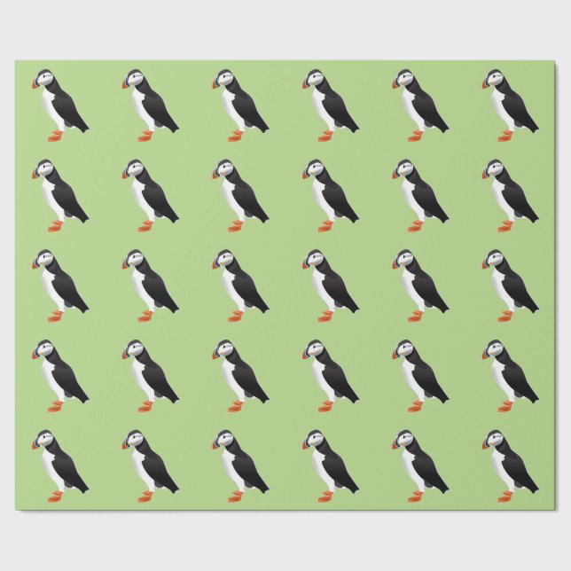 Puffin Presentpapper (Seam)