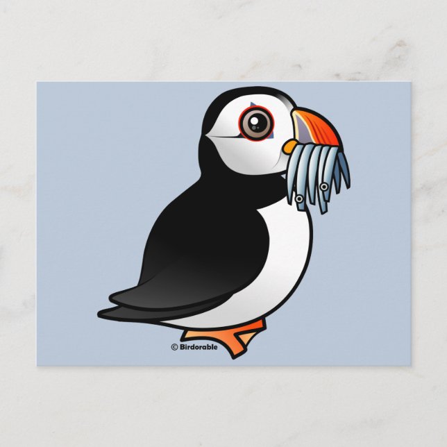 Puffin Prowess Vykort (Framsida)