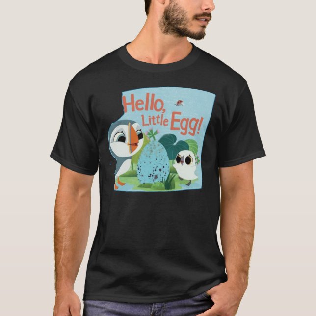 Puffin Rock- Hello Little Egg  T Shirt (Framsida)