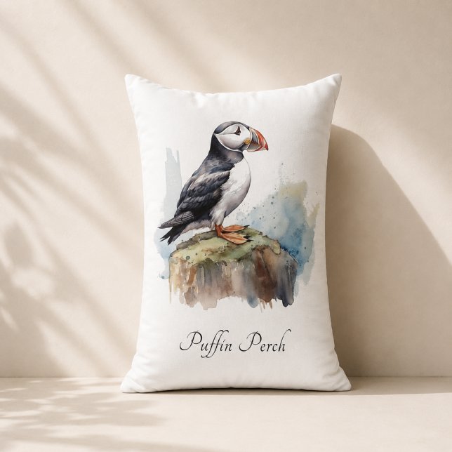 Puffin Shore Stugrum Aksent Lumbarkudde (Skapare uppladdad)