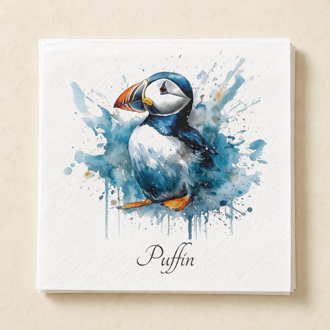 Puffin Splash, anpassad Pappersservett (Skapare uppladdad)