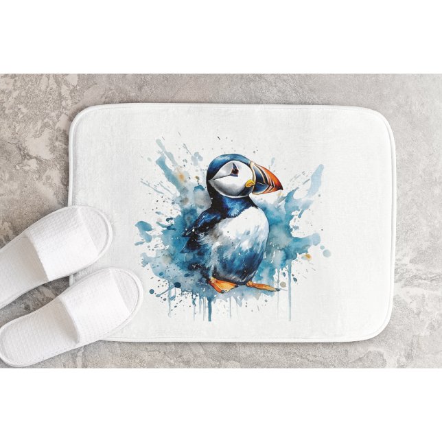 Puffin Stänk Badrumsmatta (Skapare uppladdad)