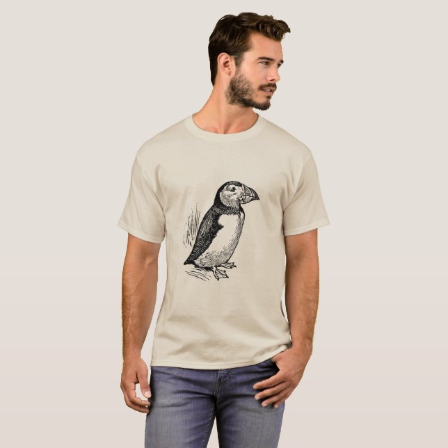 Puffin T Shirt (Hel framsida)