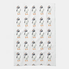 Puffin Tea towel Kökshandduk