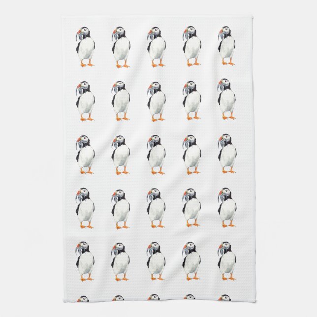 Puffin Tea towel Kökshandduk (Vertikal)