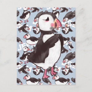 Puffin-vykort Vykort