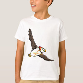 Puffin Wearing A wooly vinterhat Tee Shirt