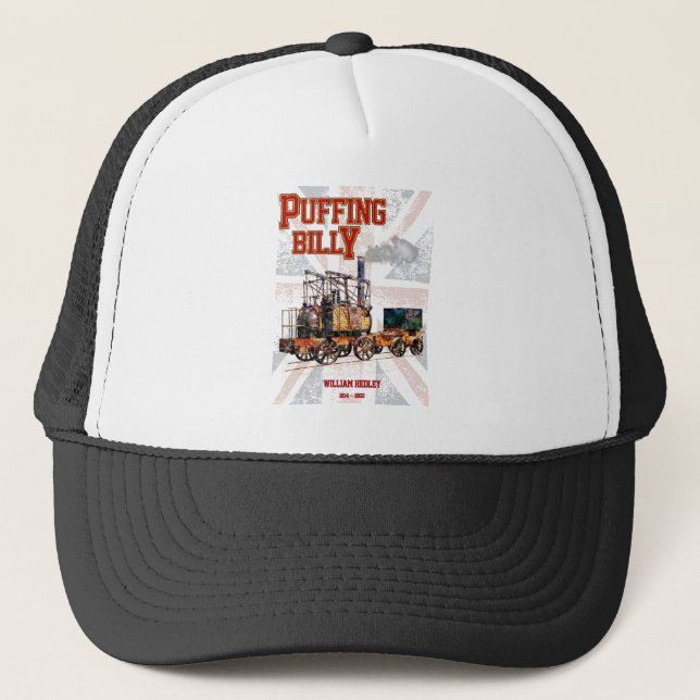 Puffing Billy ånglok på engelska  Keps (Framsida)