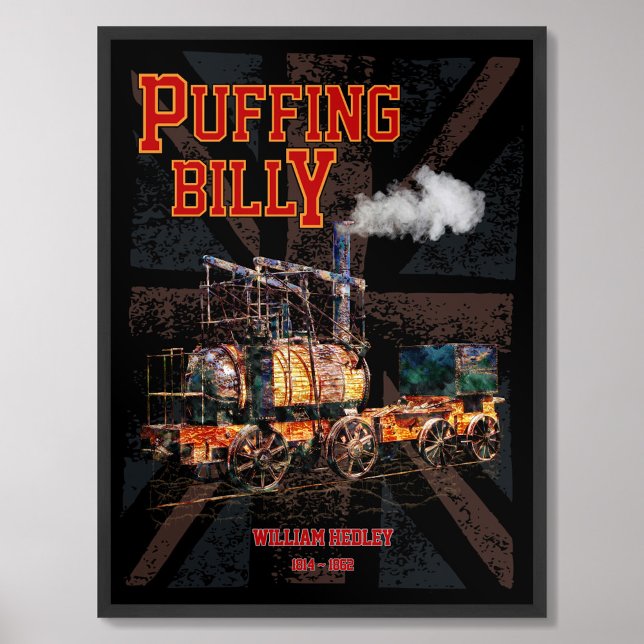 Puffing Billy ånglok på engelska  Poster (Skapare uppladdad)