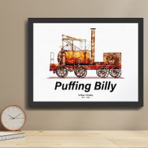 Puffing Billy ånglok på engelska