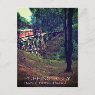 Puffing Billy, Dandenong Ranges, Victoria, Aus Vykort