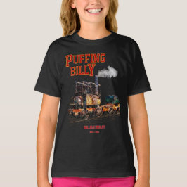 Puffing Billy Steam Tåg English Locomotive T Shirt