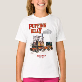Puffing Billy Steam Tåg English Locomotive T Shirt