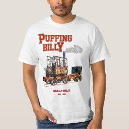 Puffing Billy Steam Tåg English Locomotive T Shirt