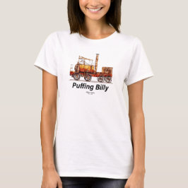 Puffing Billy Steam Tåg English Locomotive T Shirt