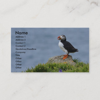 Puffinkort Visitkort
