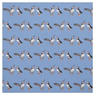 PuffinPalstyg (tända - blått), Tyg
