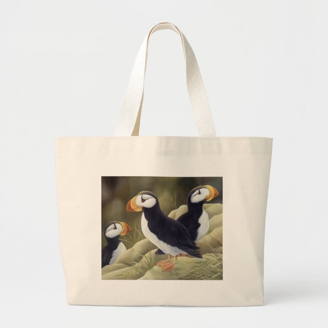 Puffins Jumbo Tygkasse (Framsidan)