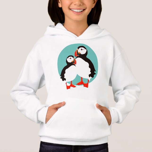 Puffins-Kids T Shirt (Framsida)