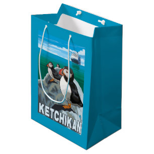Puffins & kryssningfrakt - Ketchikan, Alaska