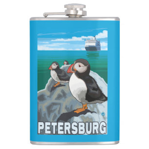 Puffins & kryssningfrakt - Petersburg, Alaska Fickplunta