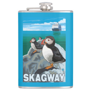 Puffins & kryssningfrakt - Skagway, Alaska Fickplunta
