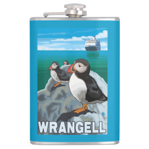 Puffins & kryssningfrakt - Wrangell, Alaska Fickplunta