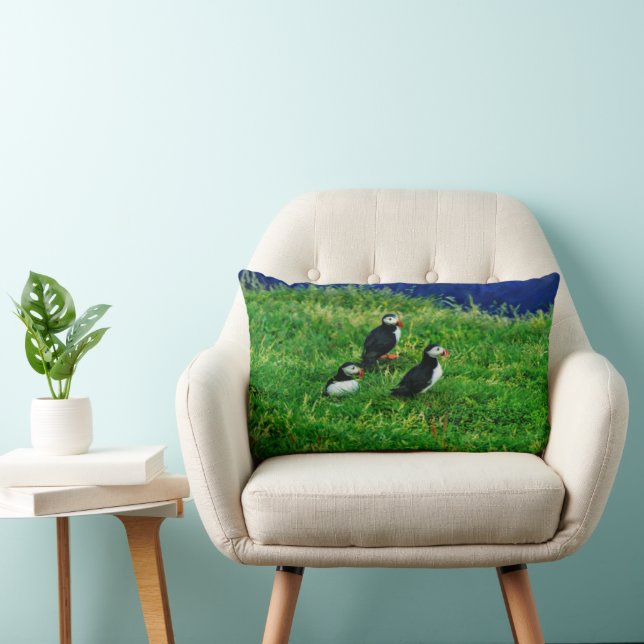 Puffins Lumbar Pillow Lumbarkudde (Stol)