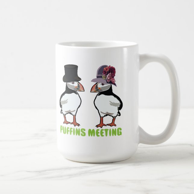 Puffins Meeting Kaffemugg (Höger)