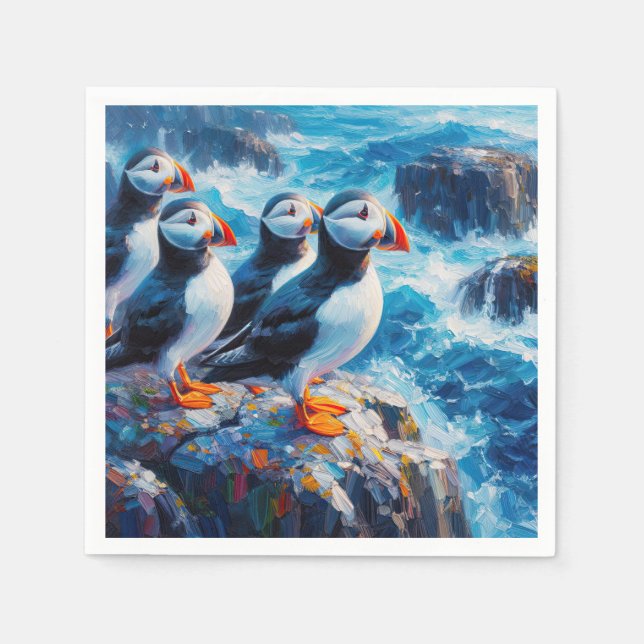 Puffins Pappersservett (Framsidan)