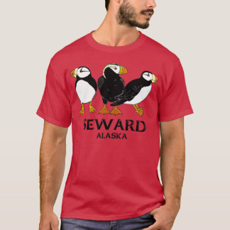Puffins Seward AK T Shirt