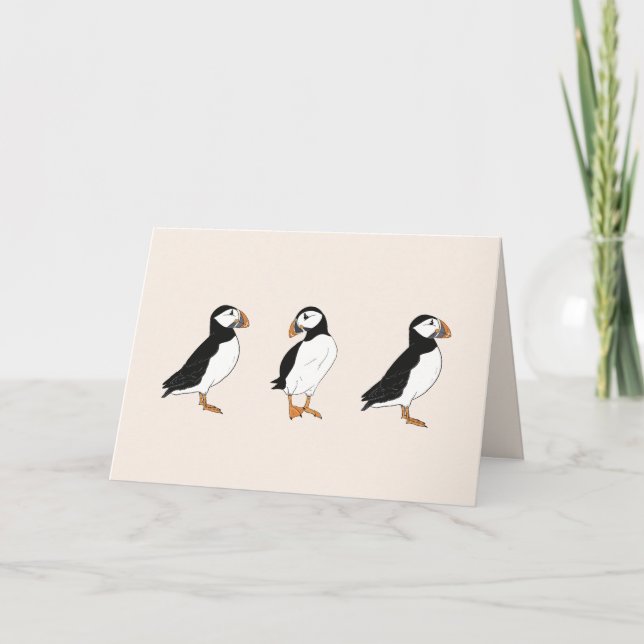 Puffins tomma kort (Framsida)