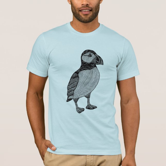 PuffinT-tröja T Shirt (Framsida)