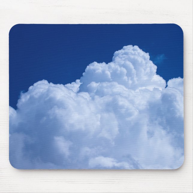 Puffmoln i blå himmel musmatta (Framsidan)